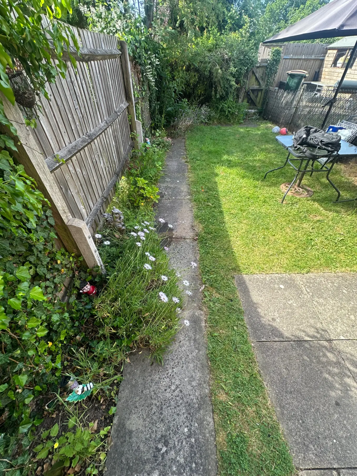 Side path & paving clean in Coventry · CV, before pressure washing